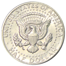 Монета 1/2 доллара (50 центов) 1974 года США (реверс)