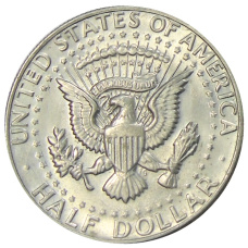 Монета 1/2 доллара (50 центов) 1981 года D США (реверс)