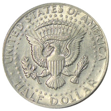 Монета 1/2 доллара (50 центов) 1974 года США (реверс)