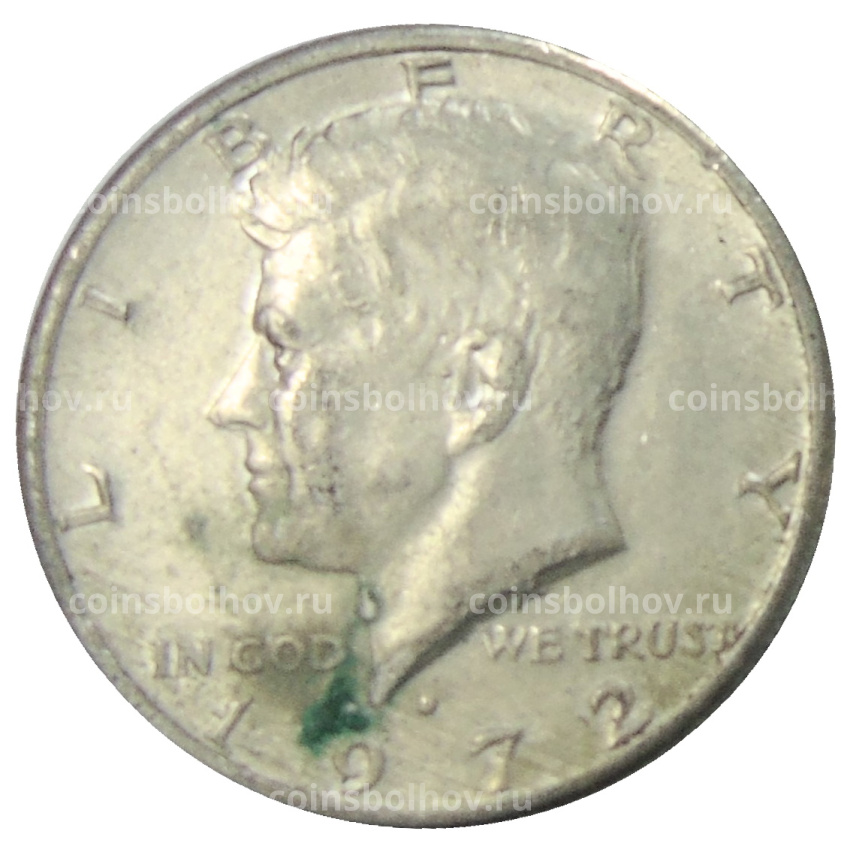 Монета 1/2 доллара (50 центов) 1972 года D США