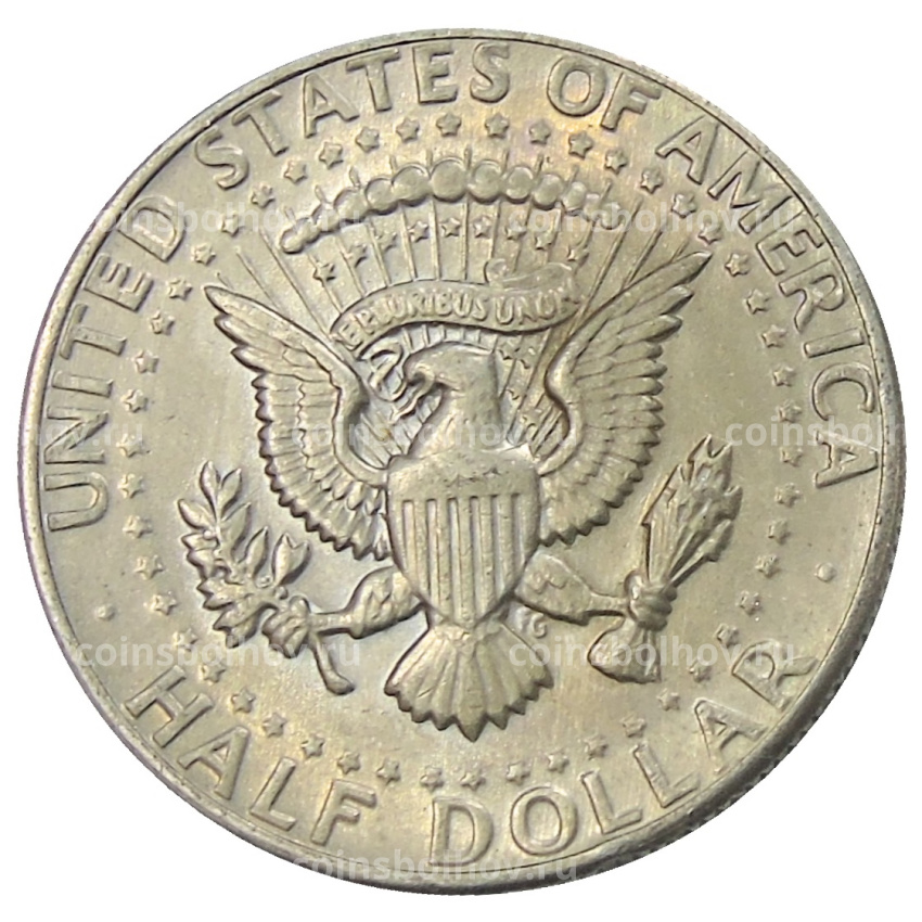 Монета 1/2 доллара (50 центов) 1973 года D США (вид 2)