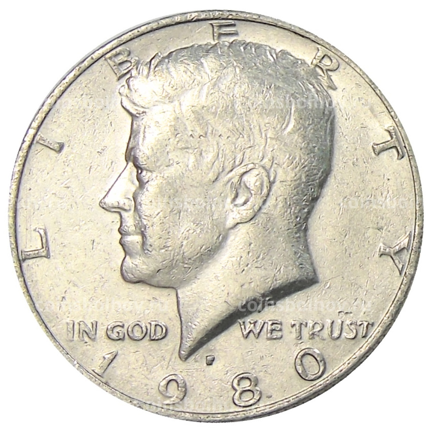 Монета 1/2 доллара (50 центов) 1980 года P США