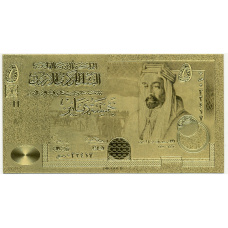 Сувенирная банкнота 5 динар 2002 года Иордания (аверс)