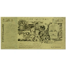 Сувенирная банкнота 50 долларов Австралия (вид 2)