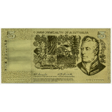 Сувенирная банкнота 5 долларов Австралия