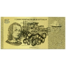 Сувенирная банкнота 5 долларов Австралия (вид 2)