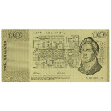 Сувенирная банкнота 10 долларов Австралия (вид 2)