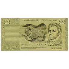 Сувенирная банкнота 2 доллара Австралия (вид 2)