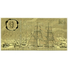 Сувенирная банкнота 10 долларов 1988 года Австралия (вид 2)