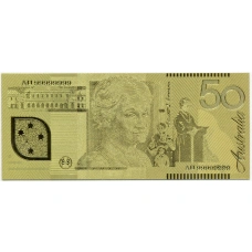 Сувенирная банкнота 50 долларов Австралия (вид 2)