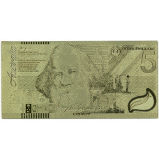 Сувенирная банкнота 5 долларов Австралия (реверс)