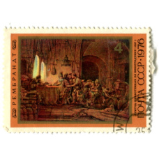 Марка Рембрандт  «Притча о работниках на винограднике. 1637 год»