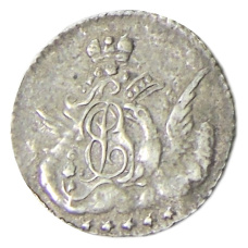 5 копеек 1758 года СПБ — Копия (реверс)