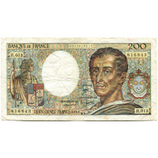 Банкнота 200 франков 1982 года Франция