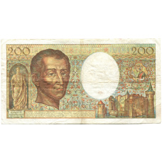 Банкнота 200 франков 1984 года Франция (реверс)