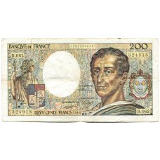 Банкнота 200 франков 1988 года Франция (аверс)