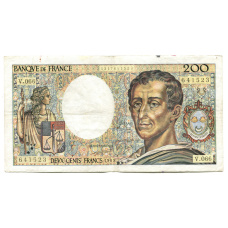 Банкнота 200 франков 1989 года Франция (аверс)