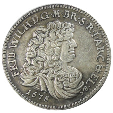 1 талер 1678 года Германские государства — Саксония — Копия (вид 2)
