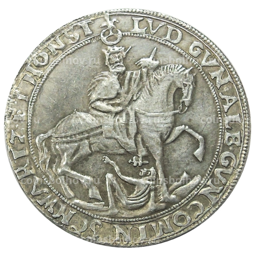 1 талер 1606 года Германские государства -Мансфельд —  Копия