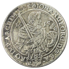 1 талер 1615 года Германские государства — Саксония — Копия