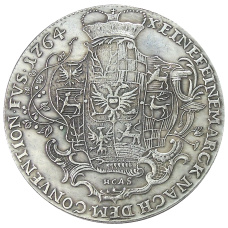 1 талер 1764 года Германские государства — Пруссия — Копия (вид 2)