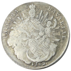 1 талер 1782 года Германские государства — Бавария —  Копия