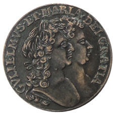 1 пенни 1693 года Ирландия — Копия