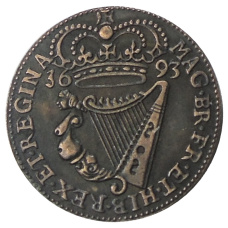 1 пенни 1693 года Ирландия — Копия (вид 2)