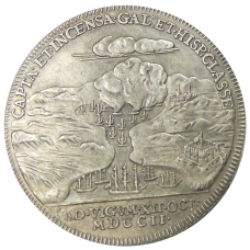 Медаль «Экспедиция в бухту Виго» 1702 года Великобритания — Копия (аверс)