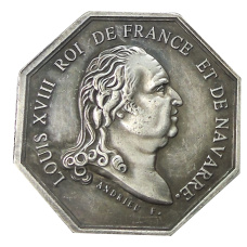 Жетон платежный «Адвокатская контора» 1819 года Франция — Копия