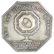 Жетон платежный «Советники и нотариусы» Франция — Копия (вид 2)