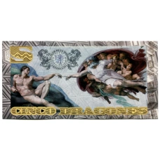 Банкнота 5 драгонез 2013 года Колумбия «Микеланджело Буанаротти» (вид 2)