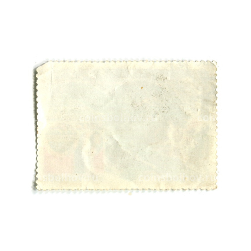 Марка «Сотрудничество в космосе СССР — Франция (на орбите)» 1982 год (вид 2)