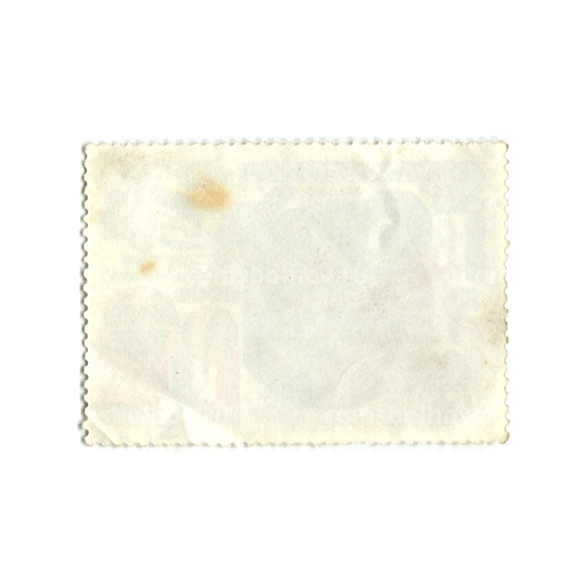 Марка «Сотрудничество в космосе СССР-Франция (спутник)» 1980 год (вид 2)