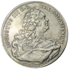 Медаль «За добрые заслуги» Польша 1738 год — Копия (реверс)