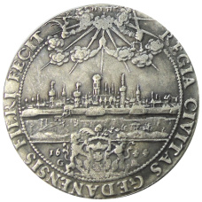 10 дукатов 1644 года Гданьск — Копия (аверс)