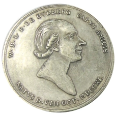 Медаль «В память барона Будберга» 1784 года — Копия (аверс)