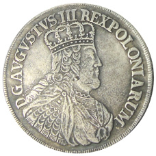 1 талер 1753 года Польша — Копия (аверс)