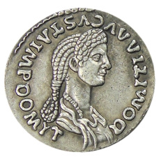 1 денарий Древний Рим — Домициан — Копия (аверс)