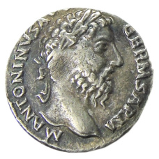 1 денарий Древний Рим Марк Аврелий — Копия (аверс)