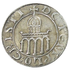 Жетон Рыцарей-храмовников (Тамплиеров) — Копия (реверс)