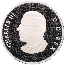 Монета 15 долларов 2026 года Канада «Китайский гороскоп  — Год лошади» (в коробке) (реверс)