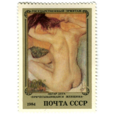 Марка Эдгар Дега «Причесывающаяся женщина»