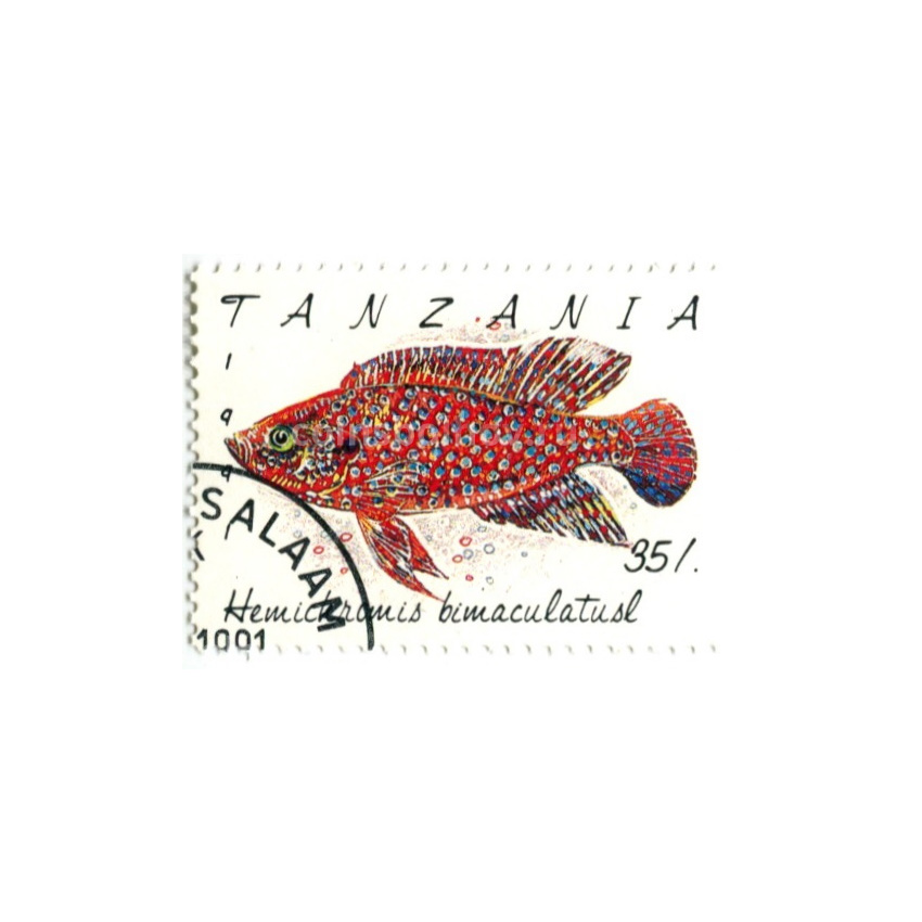 Марка «Хромис-красавец» 1991 год Танзания