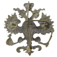 Кокарда «Орел» на головной убор нижних чинов (Александр III) — Копия (реверс)