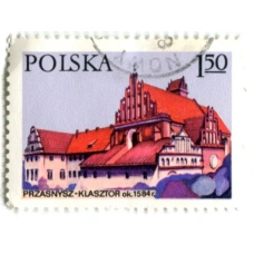 Марка «Монастырь Пресниш» 1977 год Польша