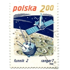 Марка «Лунник 2 и Ренджер 7» 1979 год Польша