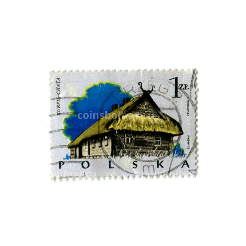 Марка «Дом Курпи» 1974 год  Польша