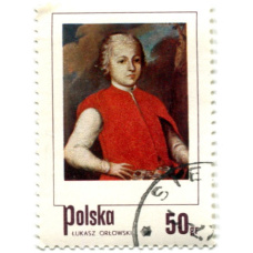 Марка «Польский ребенок» 1974 год Польша