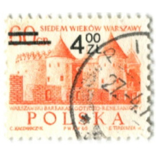 Марка «Варшава-700 лет» 1972 год Польша